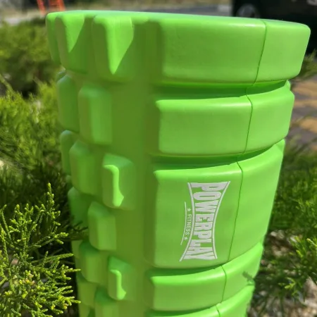 Масажний ролик (роллер) PowerPlay 4025 Massage Roller зелений 33x14 см