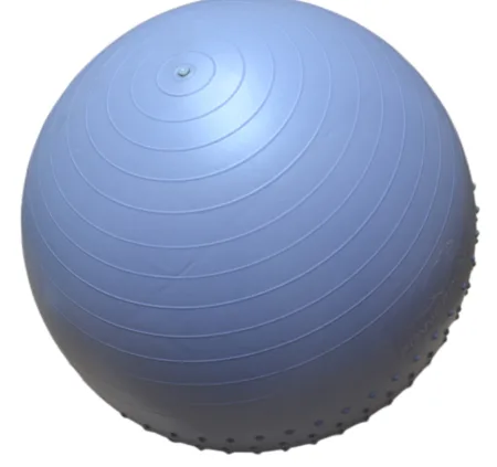 Fitness Ball Semi-Massage PowerPlay 4003 Ø75 cm Gymball Sky Blue + Pump