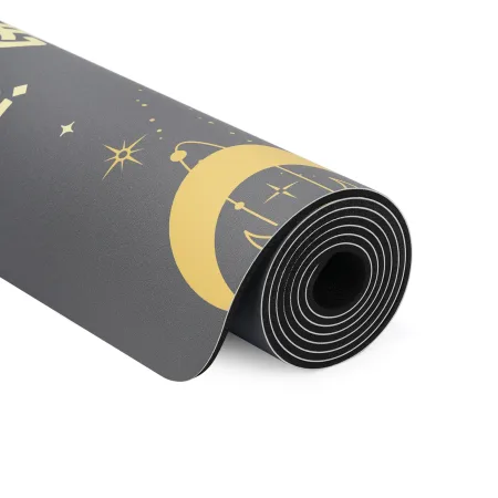 Yoga Mat Rubber Polyurethane Pro ILLustration Sport Pro 183 cm*68 cm*5 mm Dark Gray