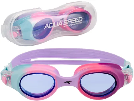 Окуляри для плавання Aqua Speed PEGAZ 7829 мультиколірні дитячі универсальні OSFM (оригінал)