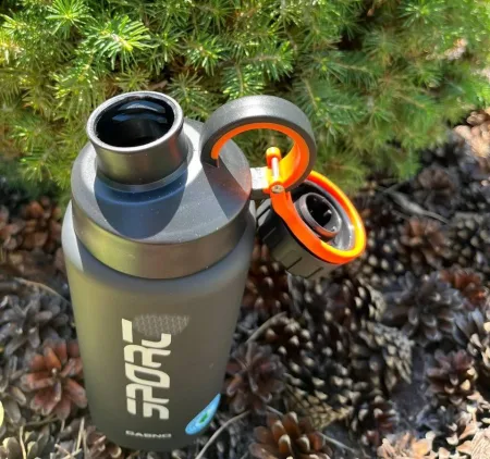 Пляшка для води CASNO - 1000 мл KXN-1243 Сіра