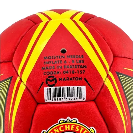 М'яч футбольний клуб "Manchester united" - червоний/жовтий