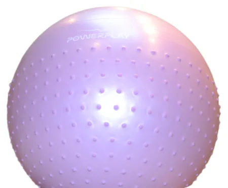 Fitness Ball (Gymball) PowerPlay 4003 Ø75 cm semi-massage purple + pump