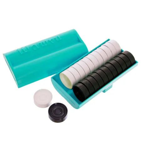 Шашки пластикові у футлярі червоний