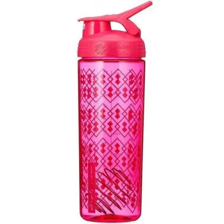 Шейкер BlenderBottle SportMixer Signature Sleek 28 oz/ - 820 мл Рожевий Geo Lace