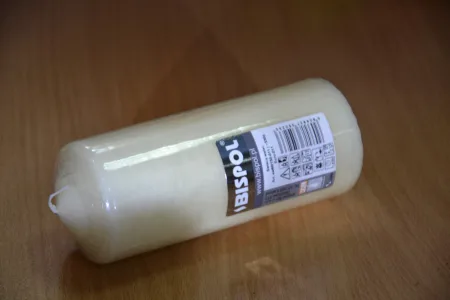 Свічка парафінова циліндрична молочна sw60/150