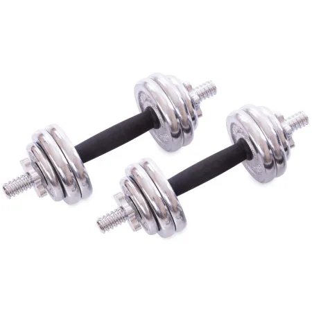 Гантелі розбірні хромовані в валізі 2 шт по 7,5 кг