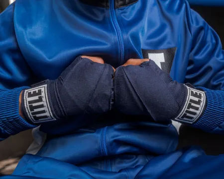 Бинти для боксу TITLE Boxing Select 180" Semi Elastic Mexican Navy (4,5м.)