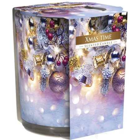 Ароматична свічка в скляному стакані різдвяний час SN 72 s-01