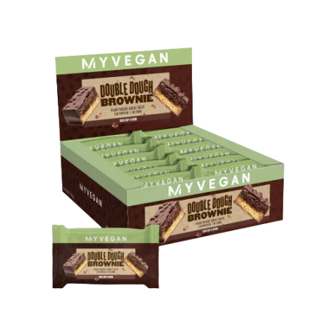 Vegan Double Dough Brownie - 12x60 г Шоколадна крихта