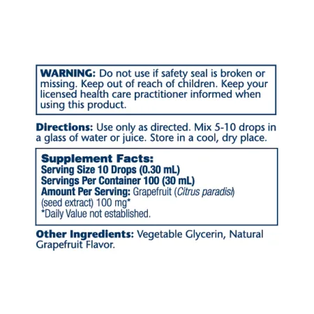 Grapefruit Seed Extract 100 мг - 30 мл