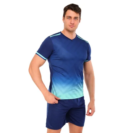 Форма футбольна комплект LIDONG темно-синьо-чорний 4XS-2XL XXL