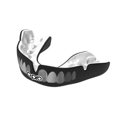 Капа OPRO Instant TEETH взрослая (возраст 11+) Black/Silver (art.102526002)