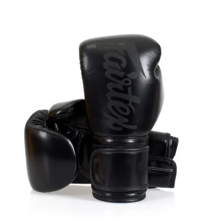 Боксерські рукавиці Fairtex BGV14SB Black 10 унцій (бинти в комплекті)