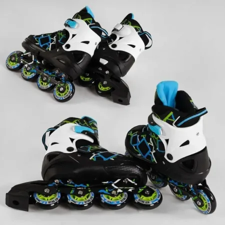 Ролики BEST ROLLER розмір 35-38 чорно-зелено-синій