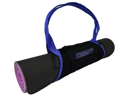 Сумка-переноска EasyFit для йога-килимка синя
