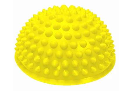 Полусфера массажная кинderball EasyFit 15 см жесткая желтая