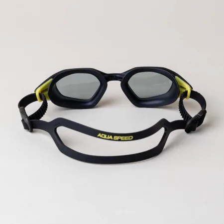 Окуляри для плавання Aqua Speed ​​CYCLONE 61432 чорно-жовтий універсальний 714-07 (оригінал)