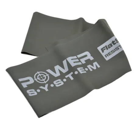 Resistance Loop Band for Sports and Rehabilitation Power System PS-4123 Flat Stretch Band Level 3 Black 12 15 kg