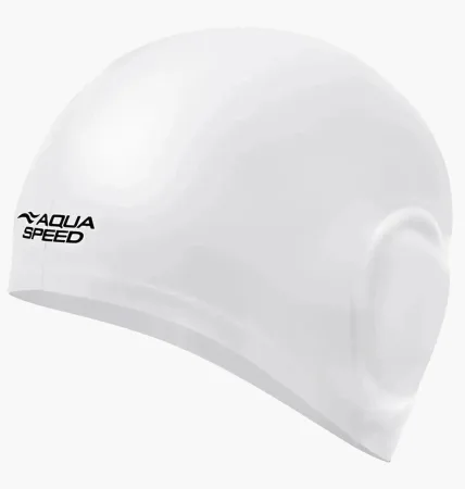 Шапка для плавання Aqua Speed EAR CAP VOLUME 61511 біла універсальний 284-05 (оригінал)