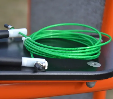 Скакалка скоростная PowerPlay 4202 Ultra Speed Rope зеленая 2,9 m.