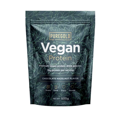 Vegan Protein - 500 г шоколад фундук