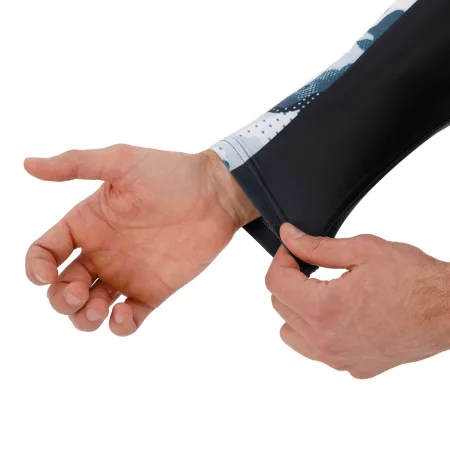 Рашгард лонгслів чоловічий Domino чорний-білий TC210-1 - S