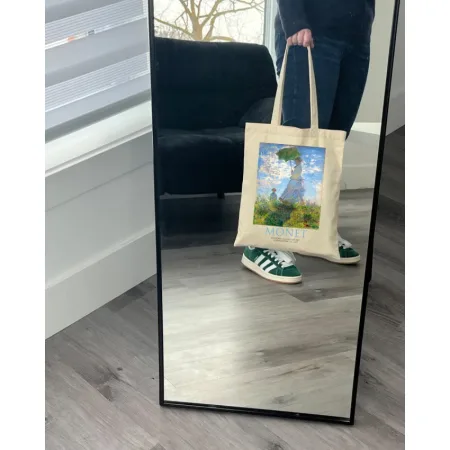 Екошопер BookOpt ВК4087 MONET жінка з парасолькою бежевий