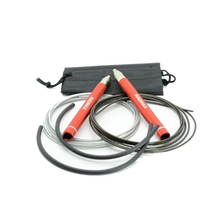 Speed jump rope with ball bearings aluminum MadMax MFA-286 Speed jump rope Red