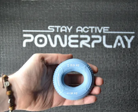 Еспандер кистьовий силіконовий PowerPlay PP-4330 Hand Grip Loops Light 13,5-18 кг. блакитний