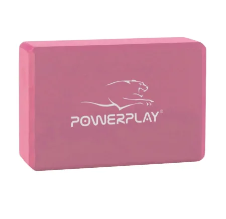 Блок для йоги PowerPlay 4006 Yoga Brick рожевий