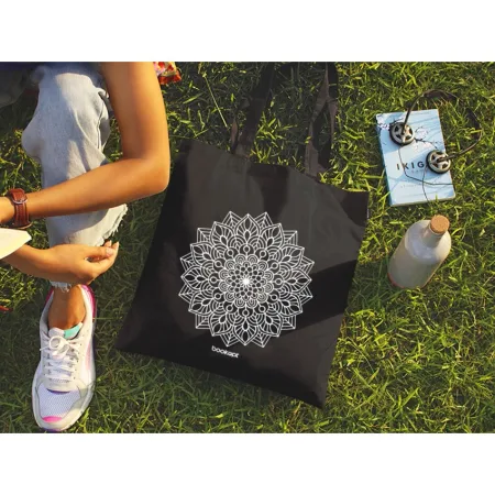 Екошопер BookOpt BK4039 орнамент чорний