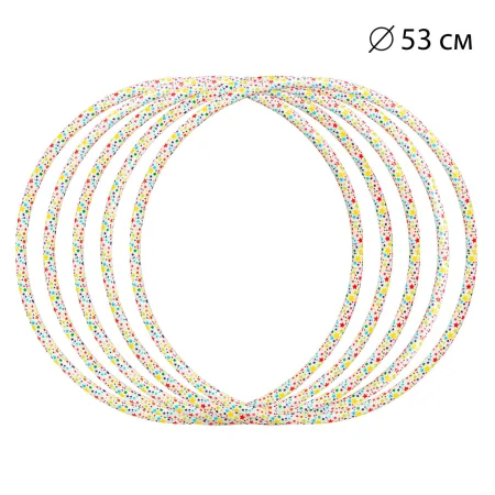 Bamsic "Star" Hula Hoop 53 cm Solid Gymnastics Plastic