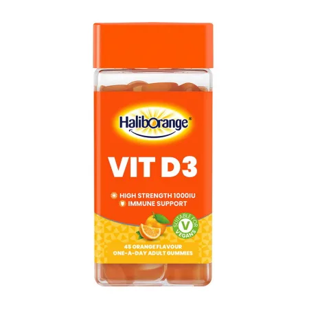 Vit D3 1000 IU - 45 жуйок, апельсин