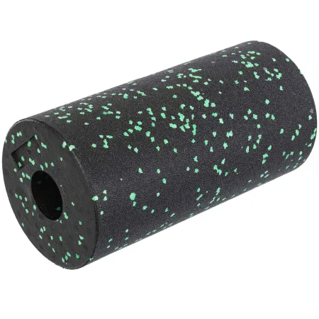 Ролер для занять йогою та пілатесом EPP Чорний-синій - 30 см