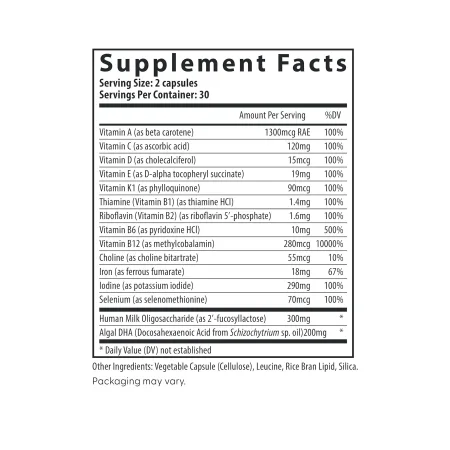 Postnatal Multivitamin Essentials with DHA - 60 капсул