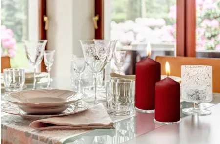 Набір свічок 4 шт. циліндр бордові sw40/60