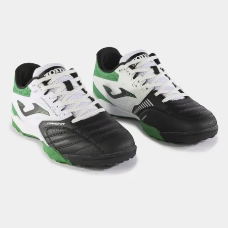 Joma CANCHA Men's Football Boots Size 44 CANW2401TF Black-White-Green (Original)