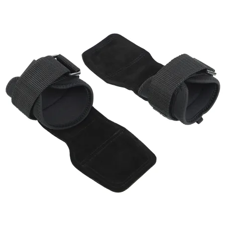 Накладки для підтягувань та тяг POWER GRASP EZOUS 2 шт чорний універсальний