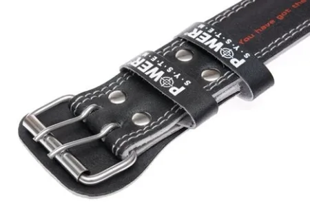 Пояс для важкої атлетики Power System PS-3250 Power Basic шкіряний Black - S