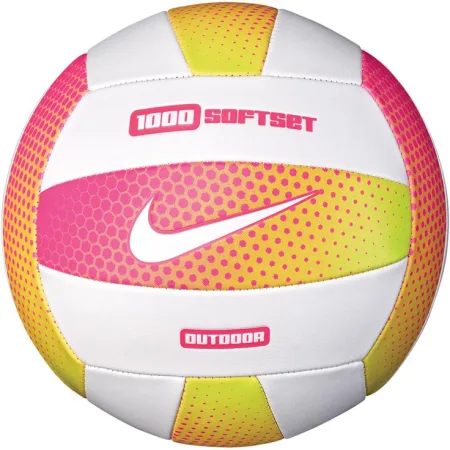 М'яч волейбольний Nike 1000 SOFTSET OUTDOOR VOLLEYBALL 18P HYPER PINK/WHITE/HYPER PINK/WHITE size 5