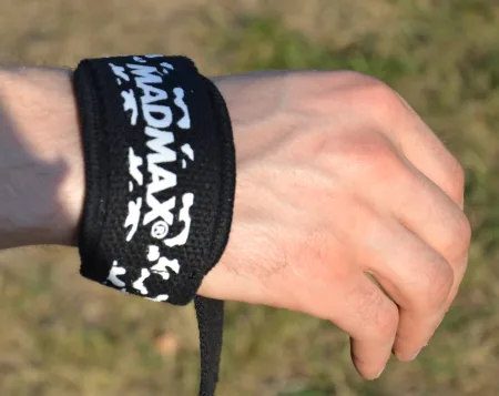 Лямки для тяги MadMax Camo Power Wrist Straps Camo/White