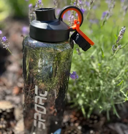 Пляшка для води CASNO - 1000 мл KXN-1236 сіра