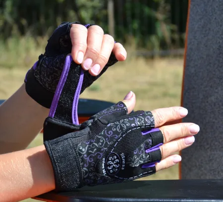 Рукавички для фітнесу Power System PS-2910 Classy жіночі Purple - S