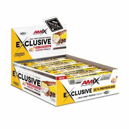 Exclusive Protein Bar - 12x85 г ананас і кокос