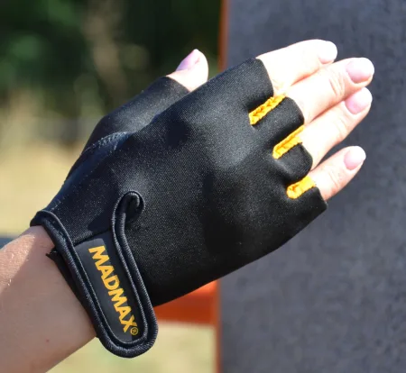 Рукавички для фітнесу MadMax MFG-251 Rainbow Orange M