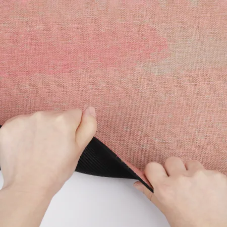 Килимок для йоги каучуковий лляний Sport 183 см 68 см 4 мм Queen