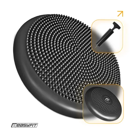 EasyFit Balance Cushion-A massage balance cushion black + pump