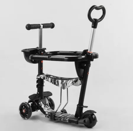 Самокат 5в1 Best Scooter - чорний/білий