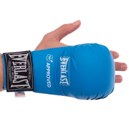 Рукавички накладки для карате ELS синій M